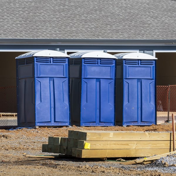 how often are the portable restrooms cleaned and serviced during a rental period in Punta Rassa